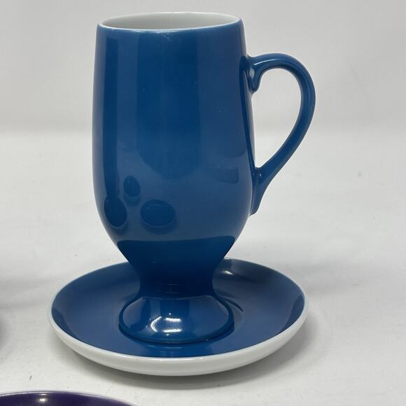 VTG LaGardo Tackett Schmid Espresso Cups Saucers Coffee MCM Atomic Age Artcore - Picture 4 of 13